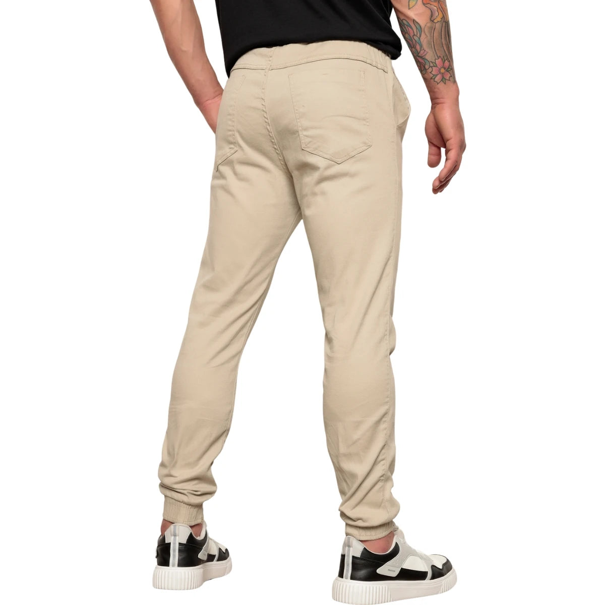 Calça sarja casual masculina
