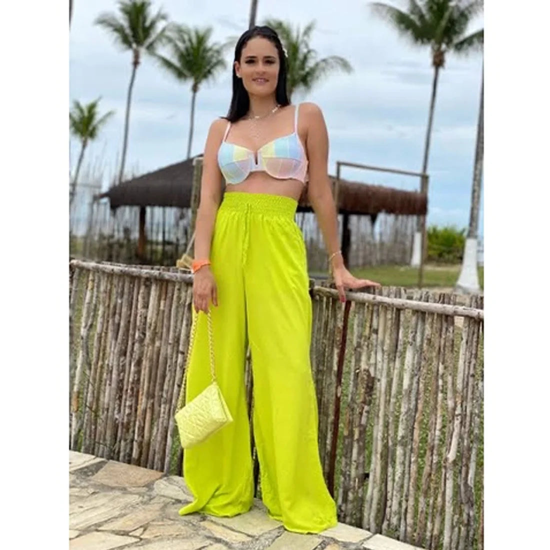 Calça femininas pantalona