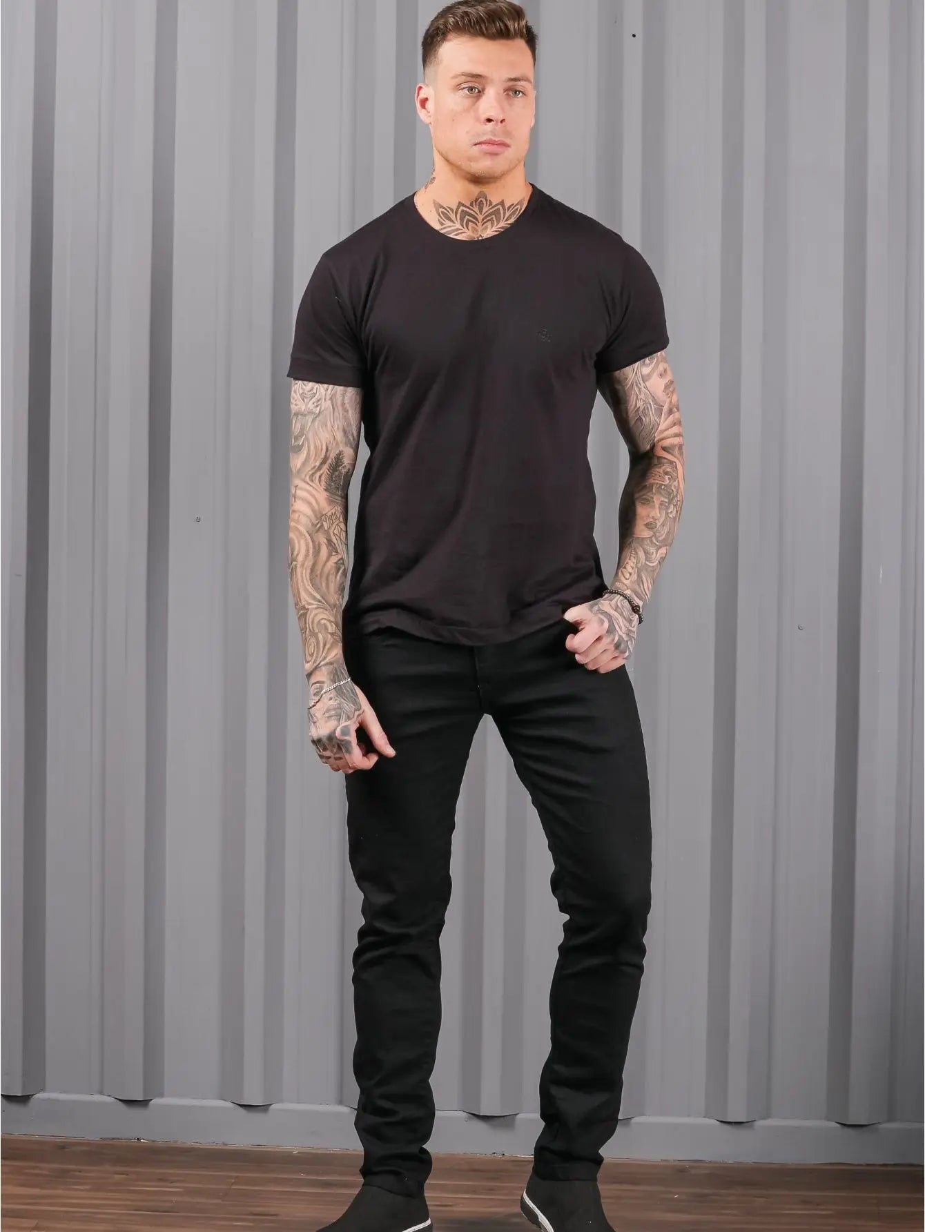 Calça jeans masculina skinny