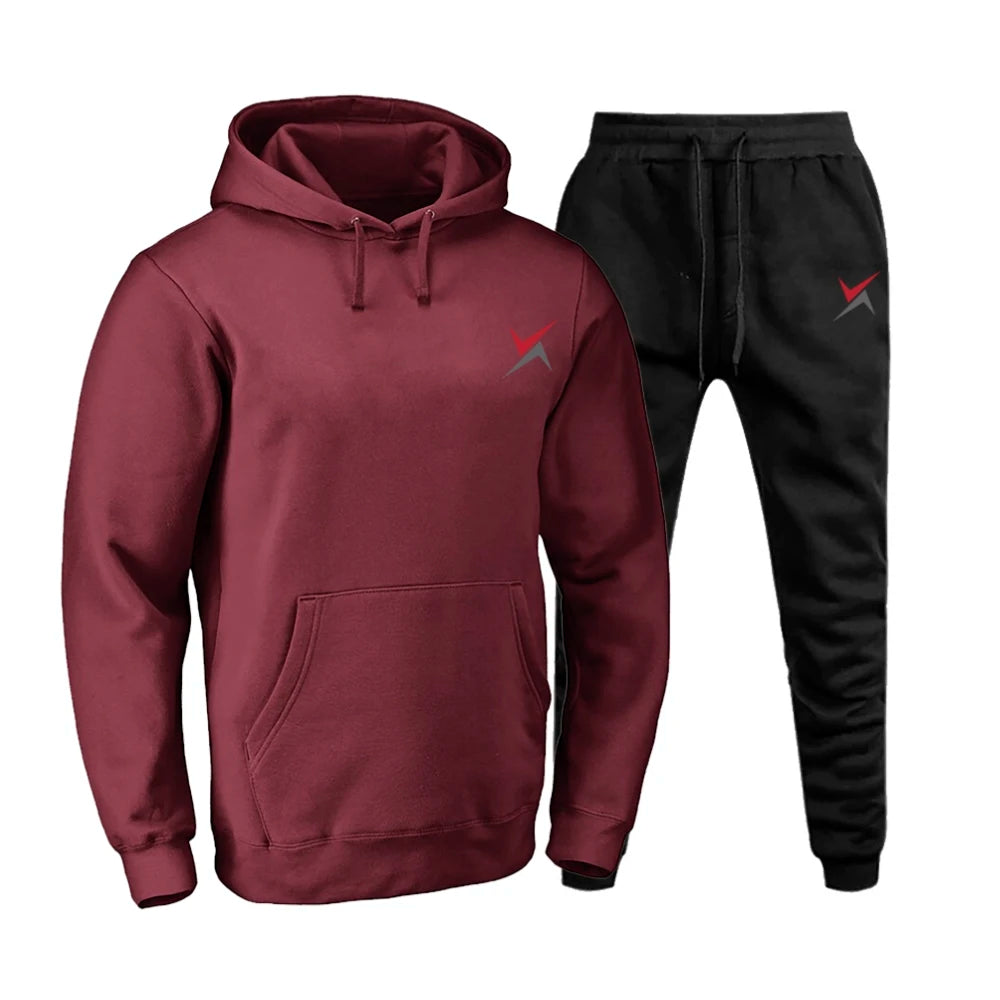 Calça e moletom estampado conjunto