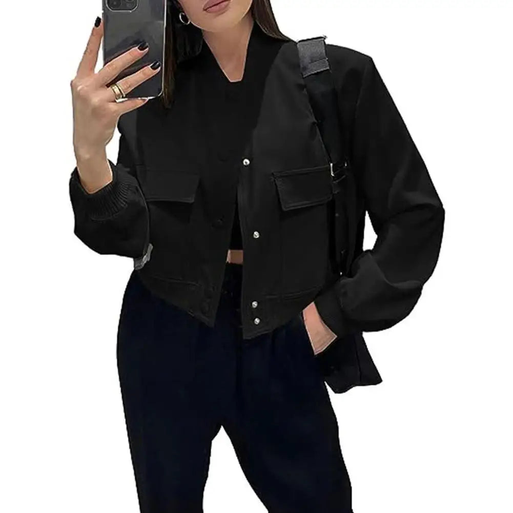 Jaqueta bomber feminina casual