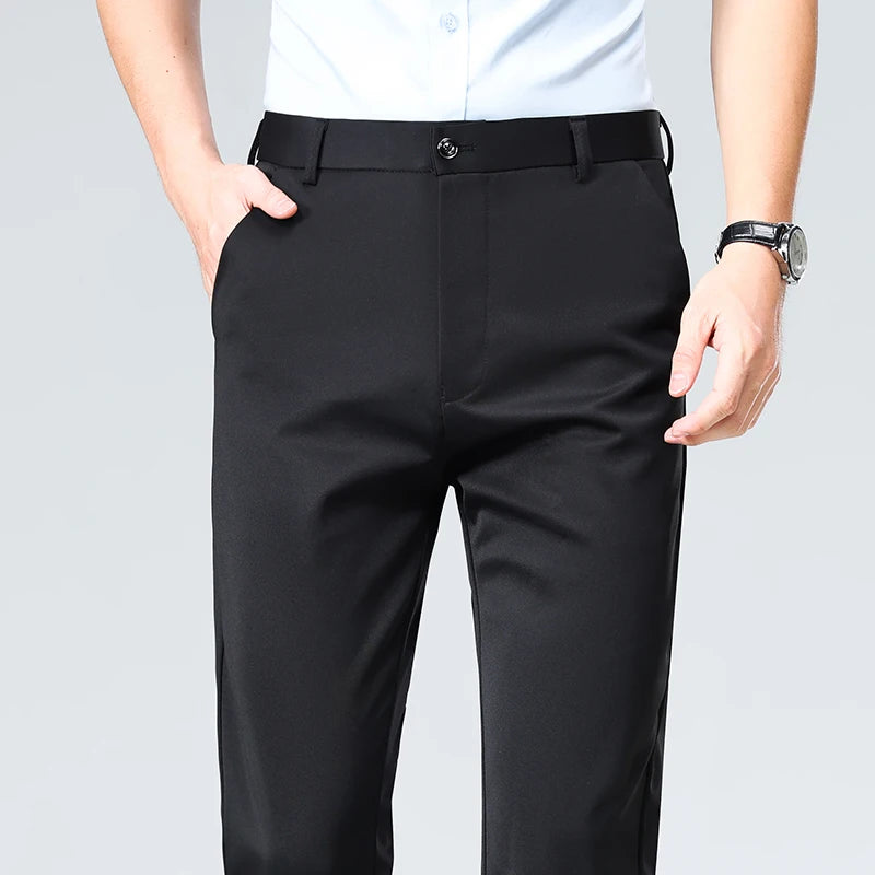 Calça social masculina 4 plus size