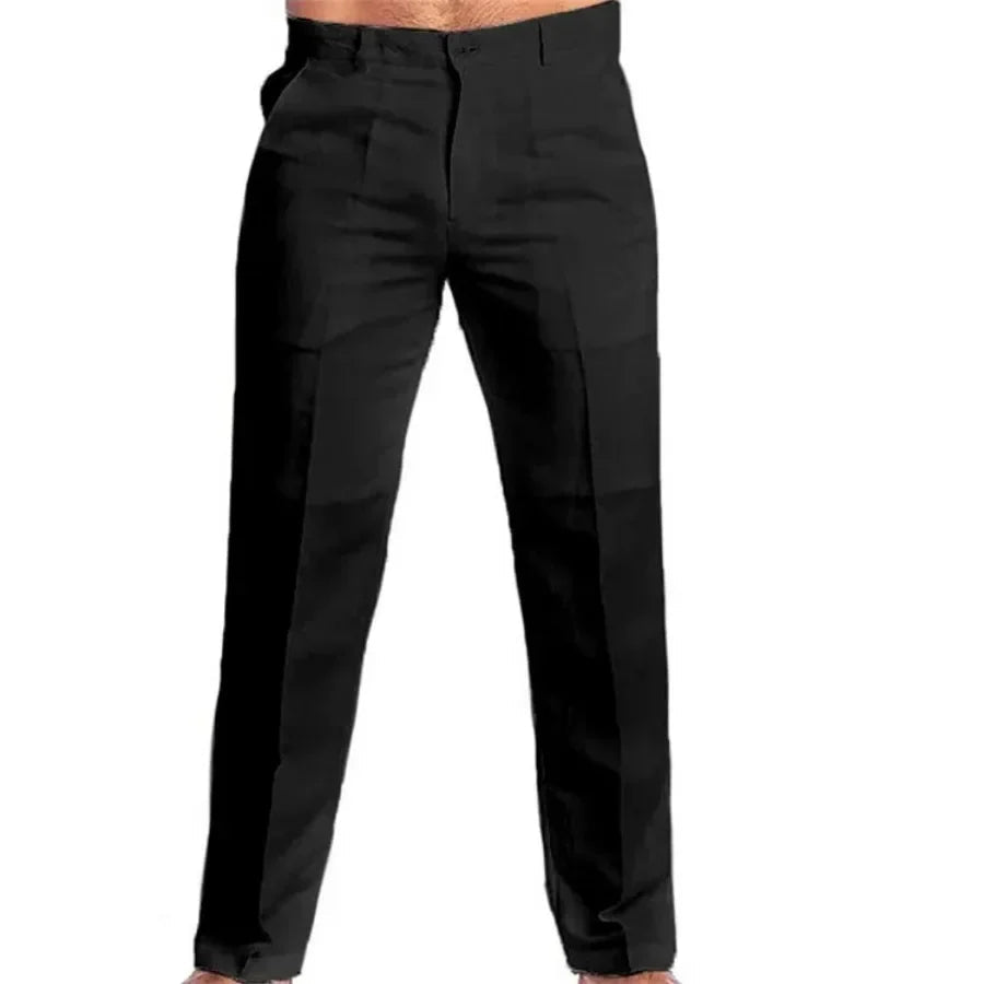 Calça de linho masculina