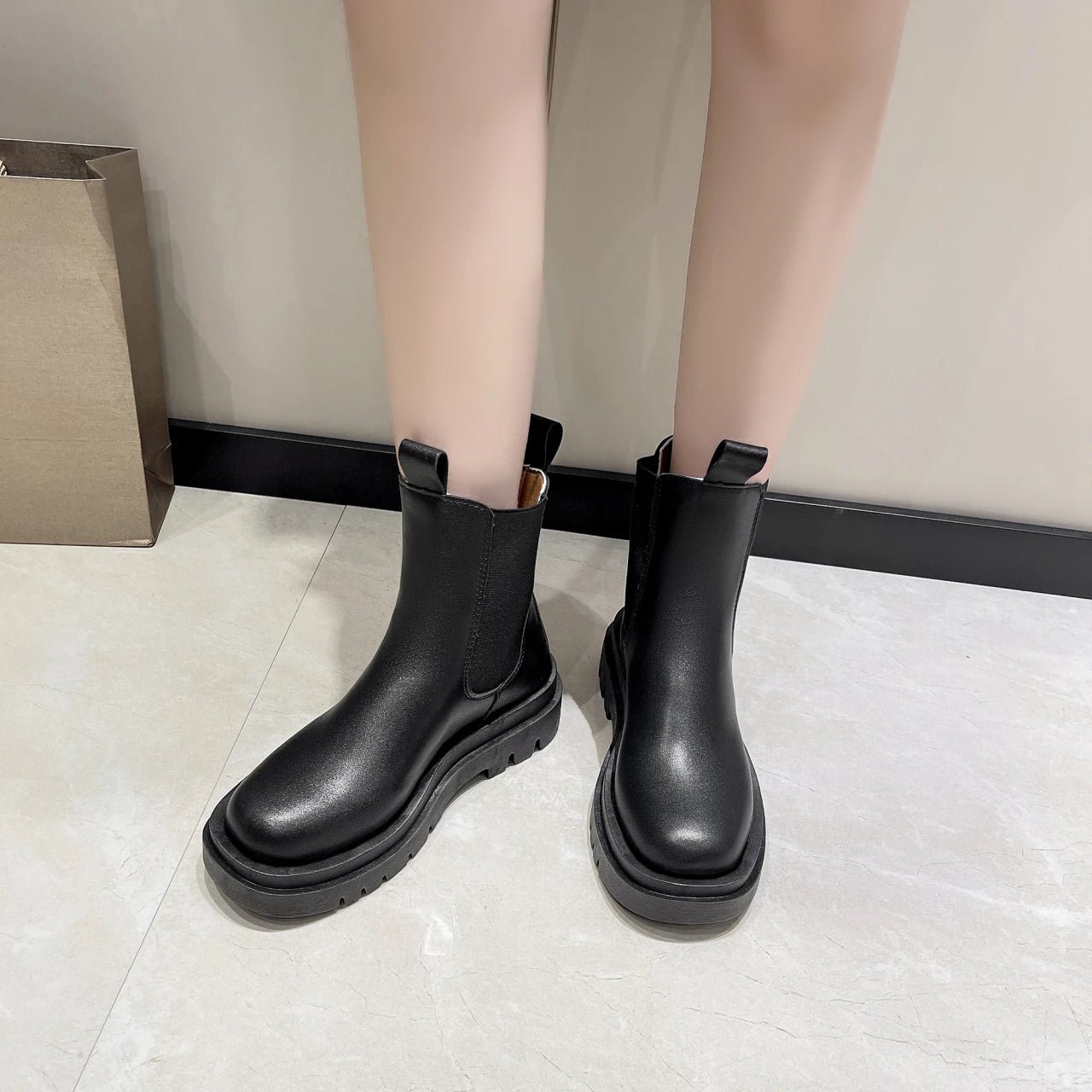 Bota chelsea feminina