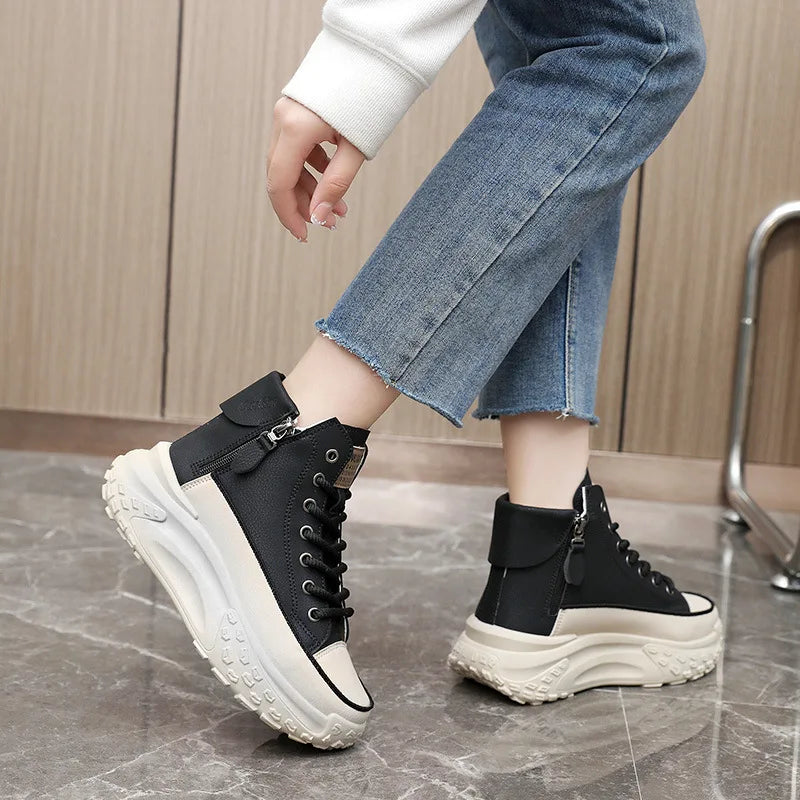 Bota feminina cano alto