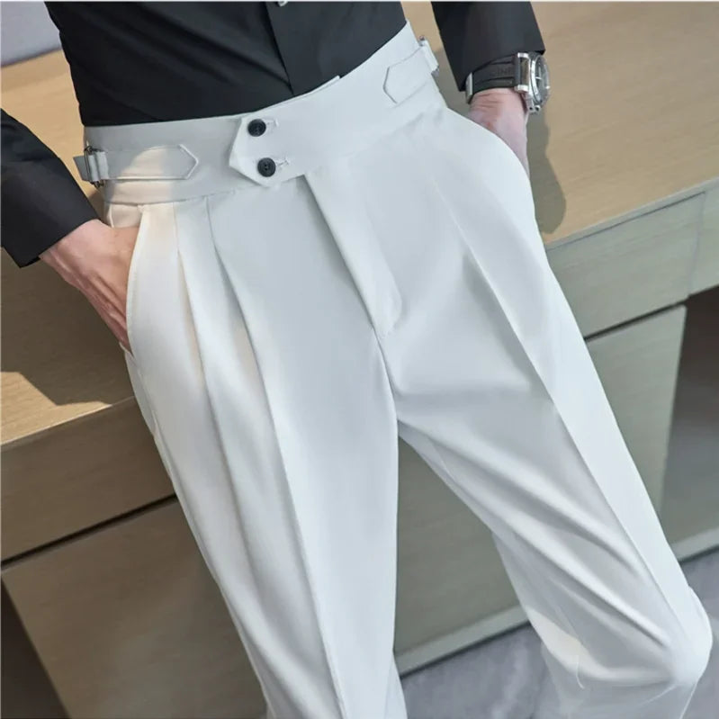 Calça social masculina clássica