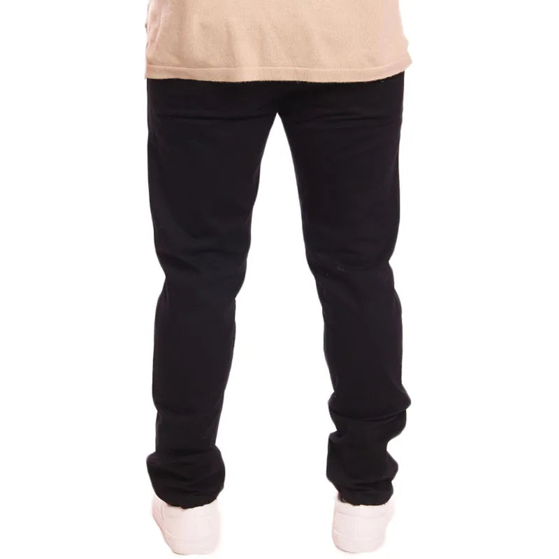 Calça sarja preta masculina