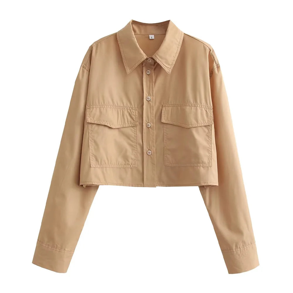 Camisa estilo cropped