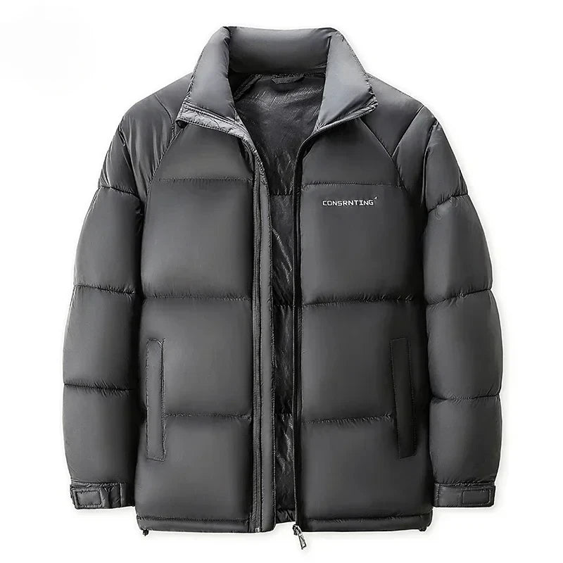 Jaqueta puffer de inverno masculina