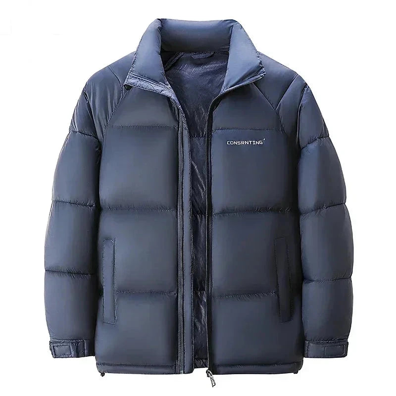 Jaqueta puffer de inverno masculina