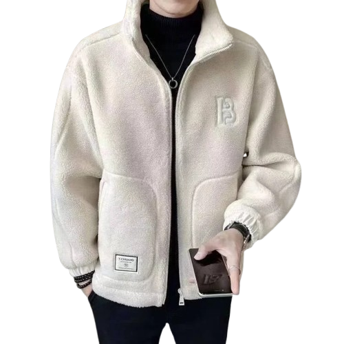 Casaco de veludo grosso para homens