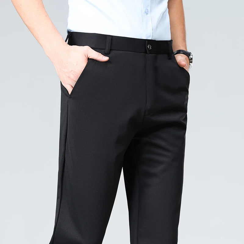 Calça social masculina 4 plus size