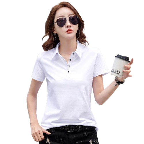 Camiseta polo feminina