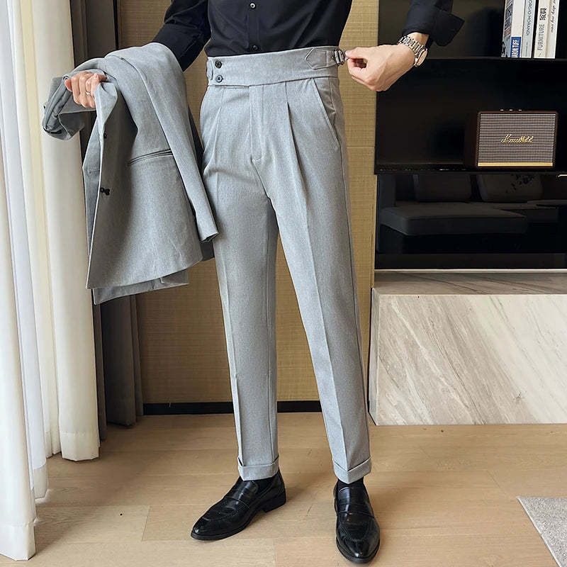 Calça social masculina clássica