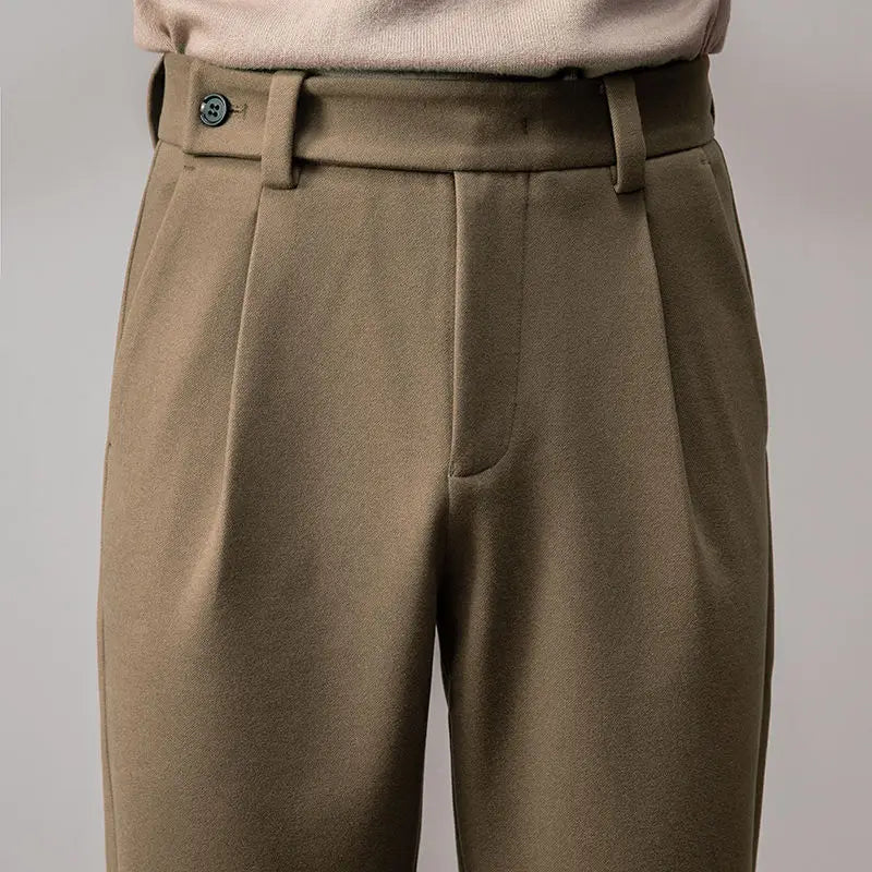 Calça social de lã
