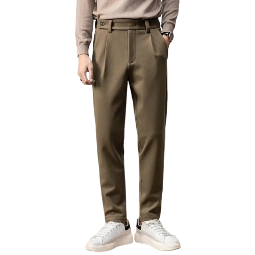 Calça social de lã