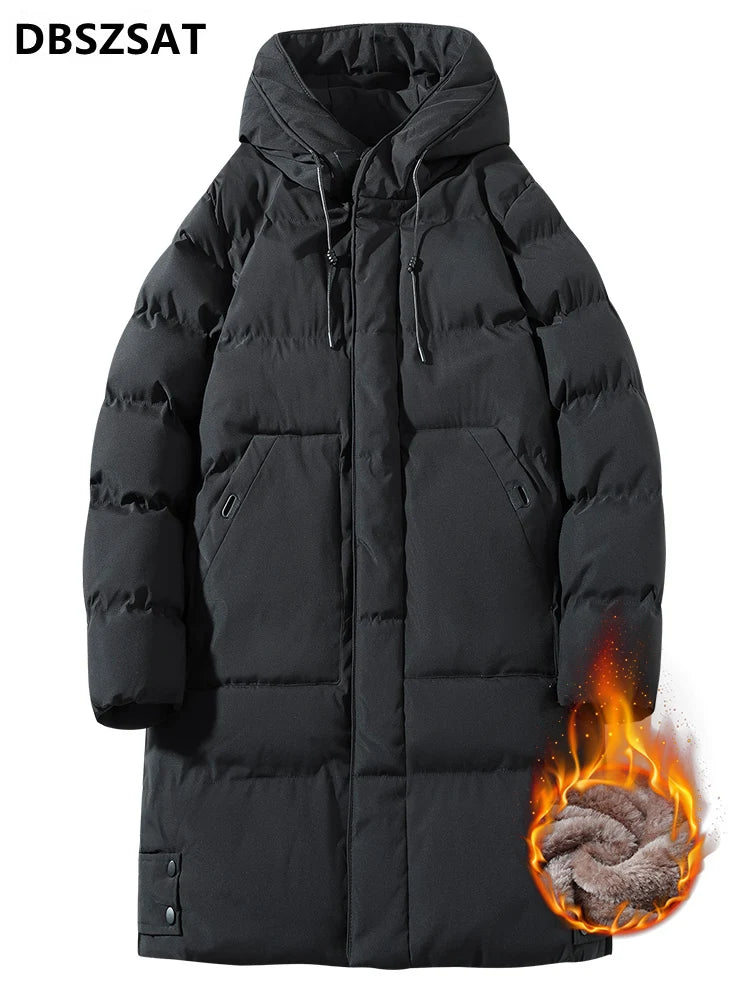 Jaqueta puffer bobojaco masculino de inverno