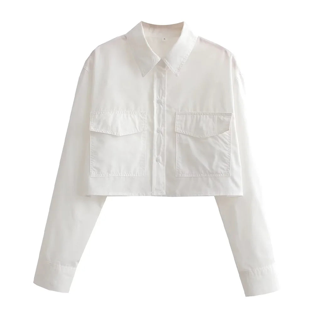 Camisa estilo cropped
