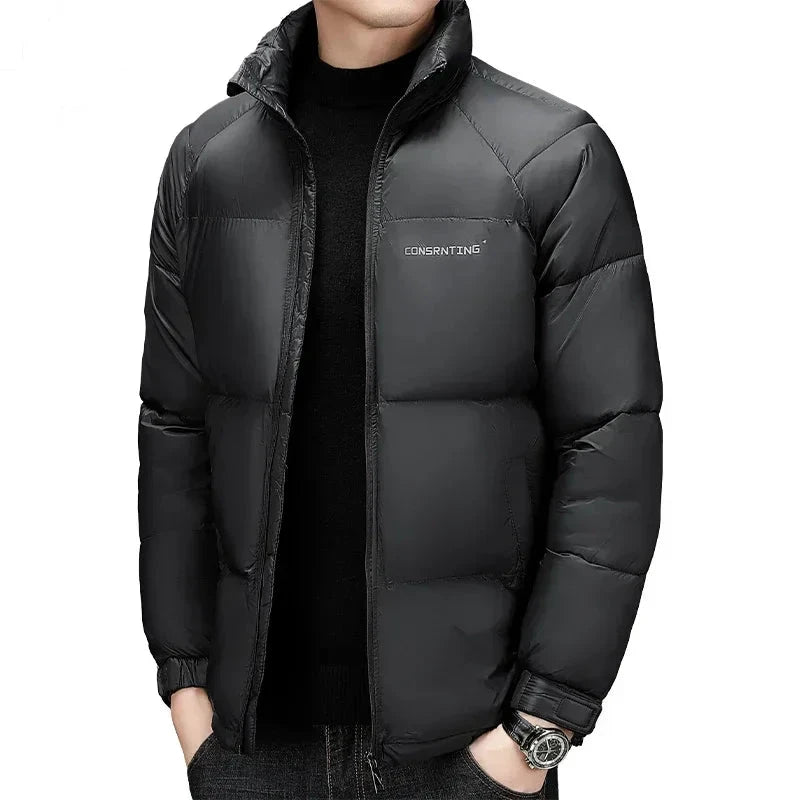 Jaqueta puffer de inverno masculina