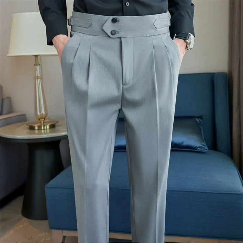 Calça social masculina clássica