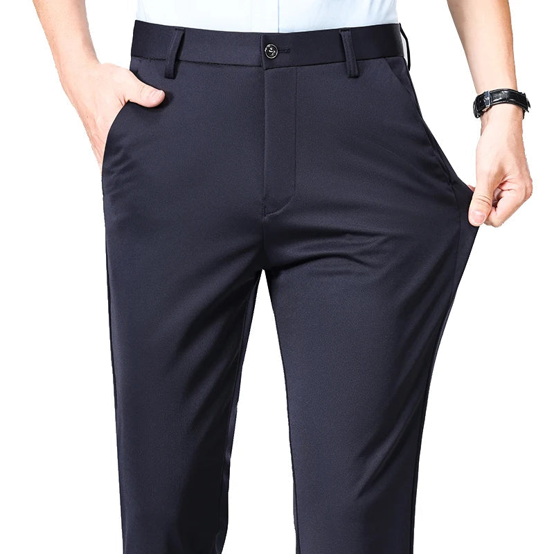 Calça social masculina 4 plus size