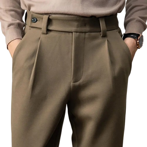 Calça social de lã