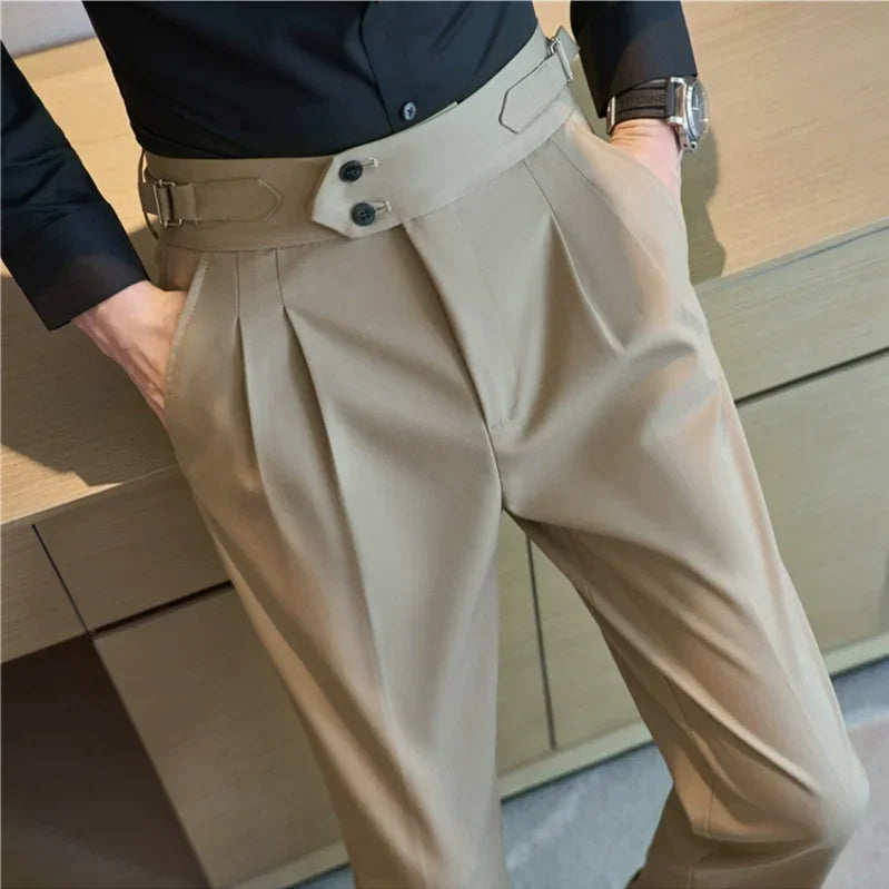 Calça social masculina clássica